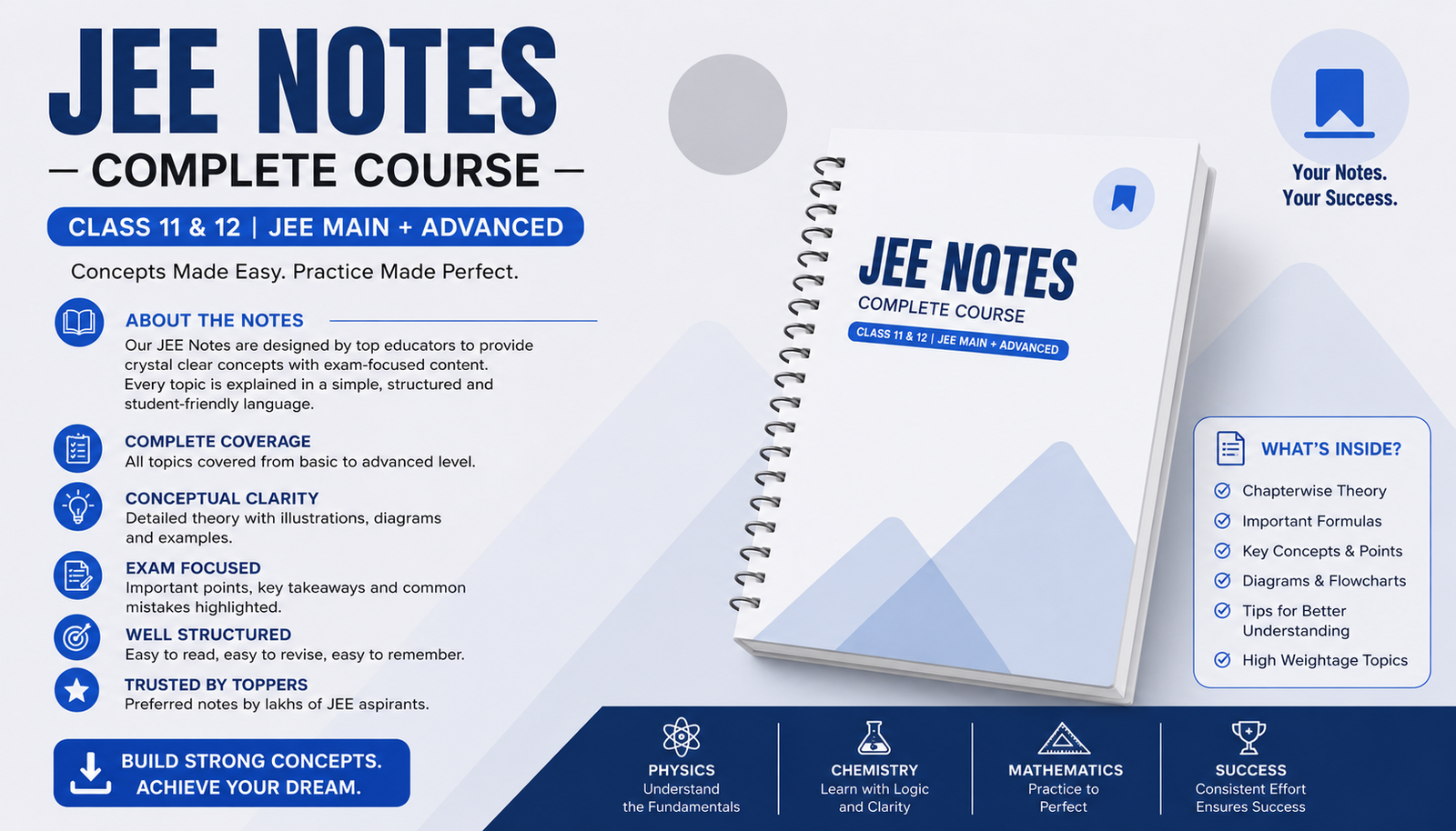 Jee physics class 11 notes